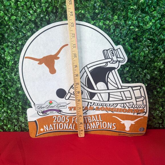 Texas Longhorns Felt Pennant 2005 National College Football Champions Rose Bowl - Picture 3 of 8